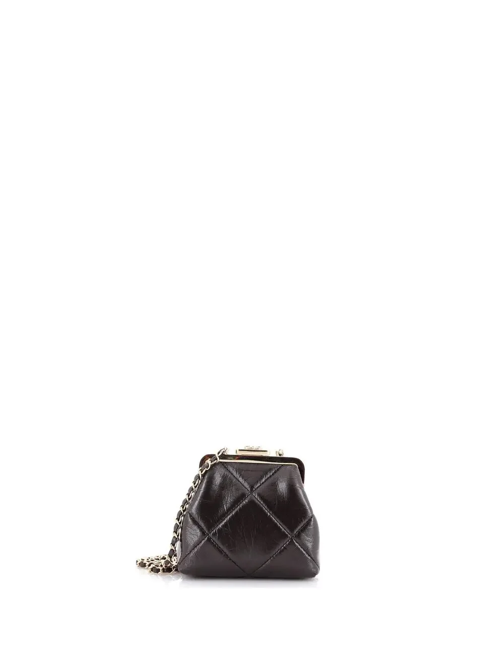Chanel Cc Kisslock Frame Clutch With #230120C28B